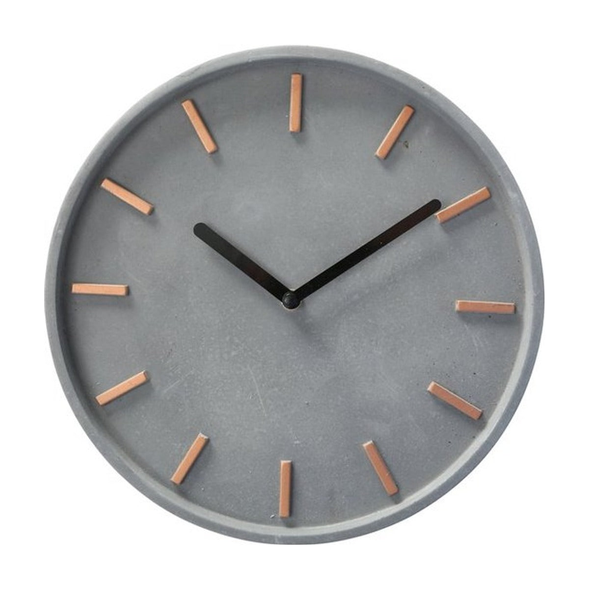 Wandklok Simplex 30 cm aluminium grijs