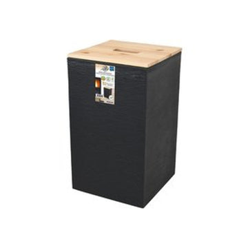 EDA - Jura Montania STONE 36 L pelletbox - voor 20 kg pellets - zwart 29,5 x 29,5 x 50,6 cm