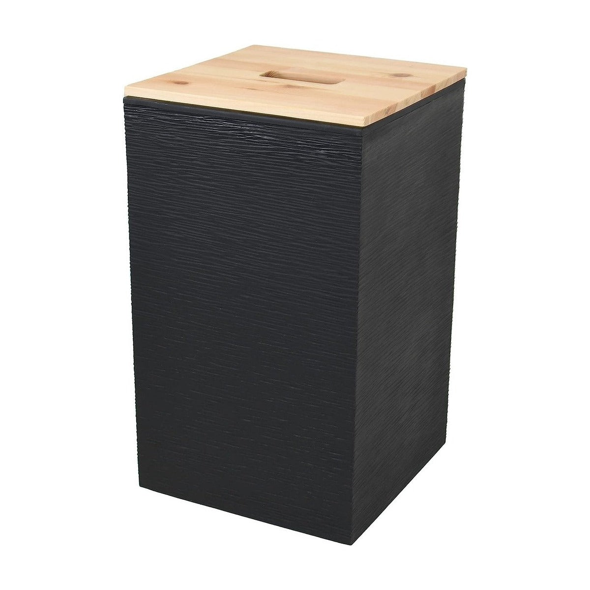 EDA - Jura Montania STONE 36 L pelletbox - voor 20 kg pellets - zwart 29,5 x 29,5 x 50,6 cm