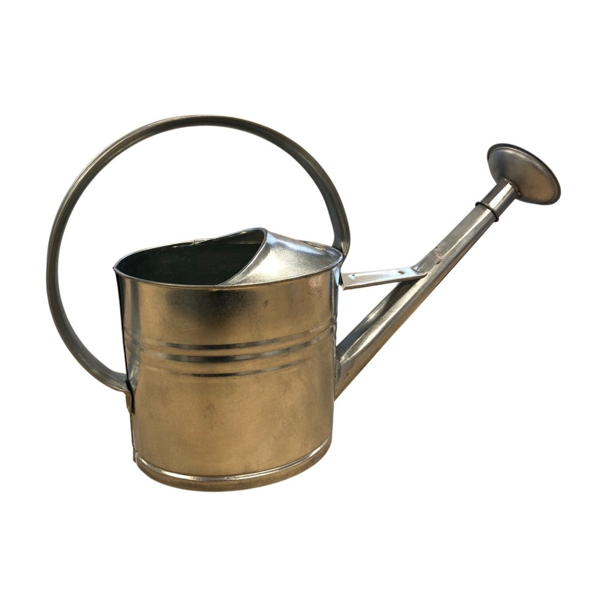 Dutchlander grote metalen verzinkte gieter met een inhoud van 10 liter en voorzien van broeskop.
