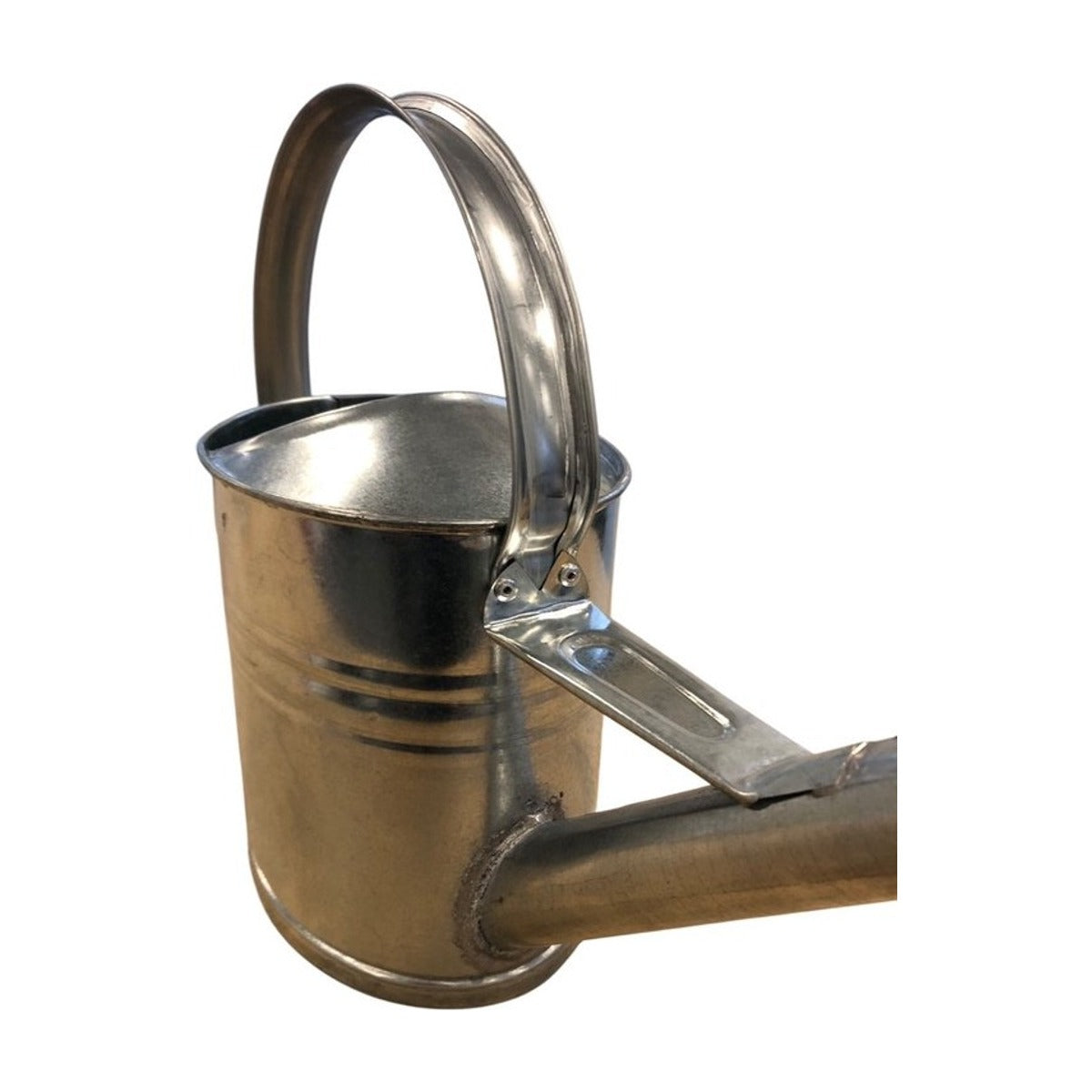 Dutchlander grote metalen verzinkte gieter met een inhoud van 10 liter en voorzien van broeskop.
