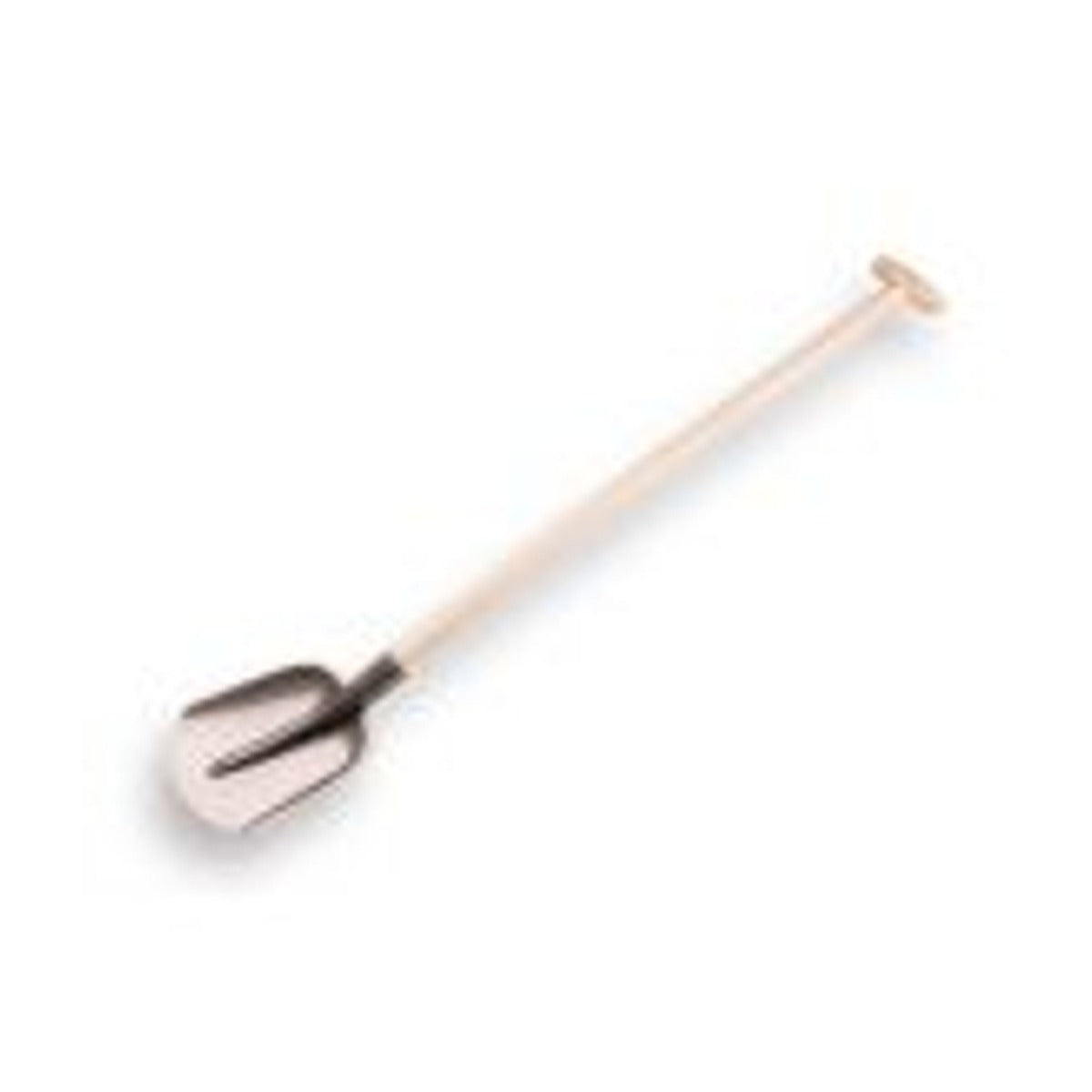 Steekbats 1/4 000, met essen schopsteel 100 cm, gewaxt en gebogen.