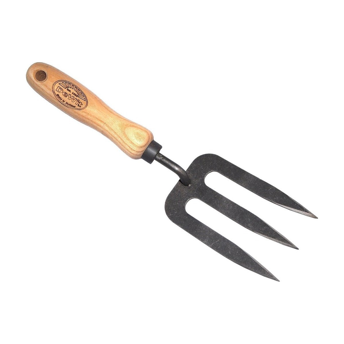 DeWit Handvorkje Groot – Basic Serie – 14 cm Essenhouten Handvat