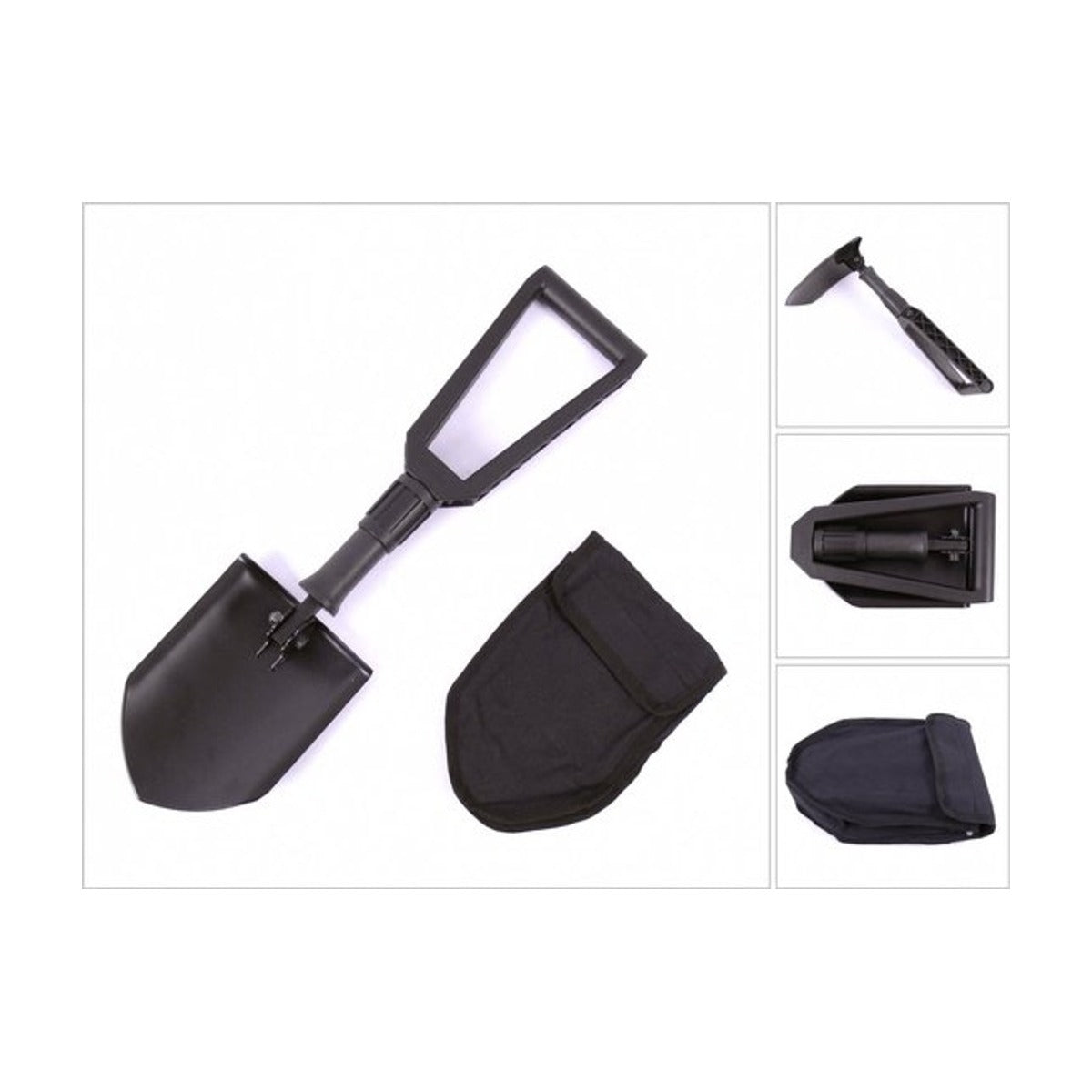 Fiskars Klapspade – Inklapbare Spade – Lengte 24,5–59 cm – Lichtgewicht & Stevig