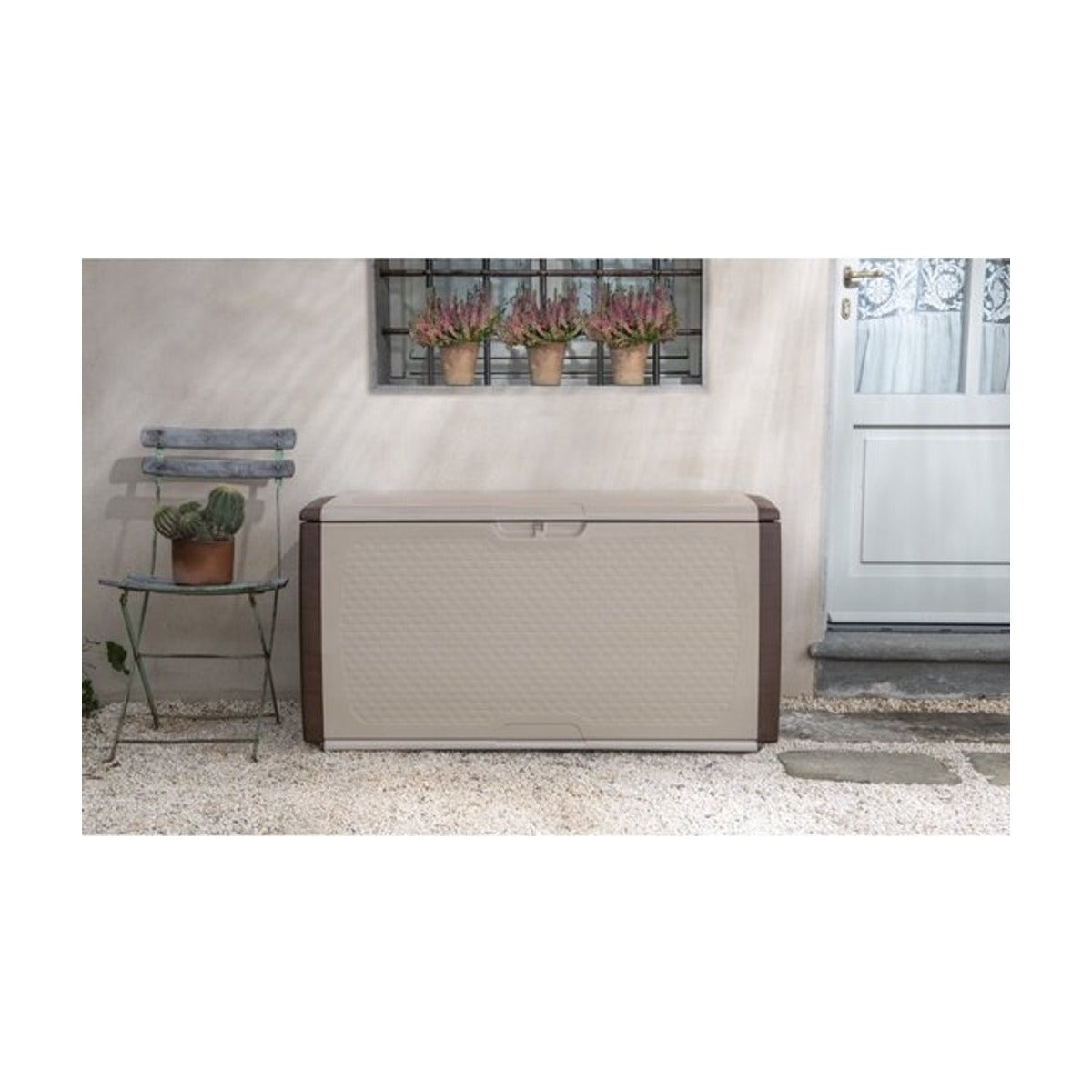 Bama Mettitutto opbergbox 350L 122x56x63 cm Beige/Taupe