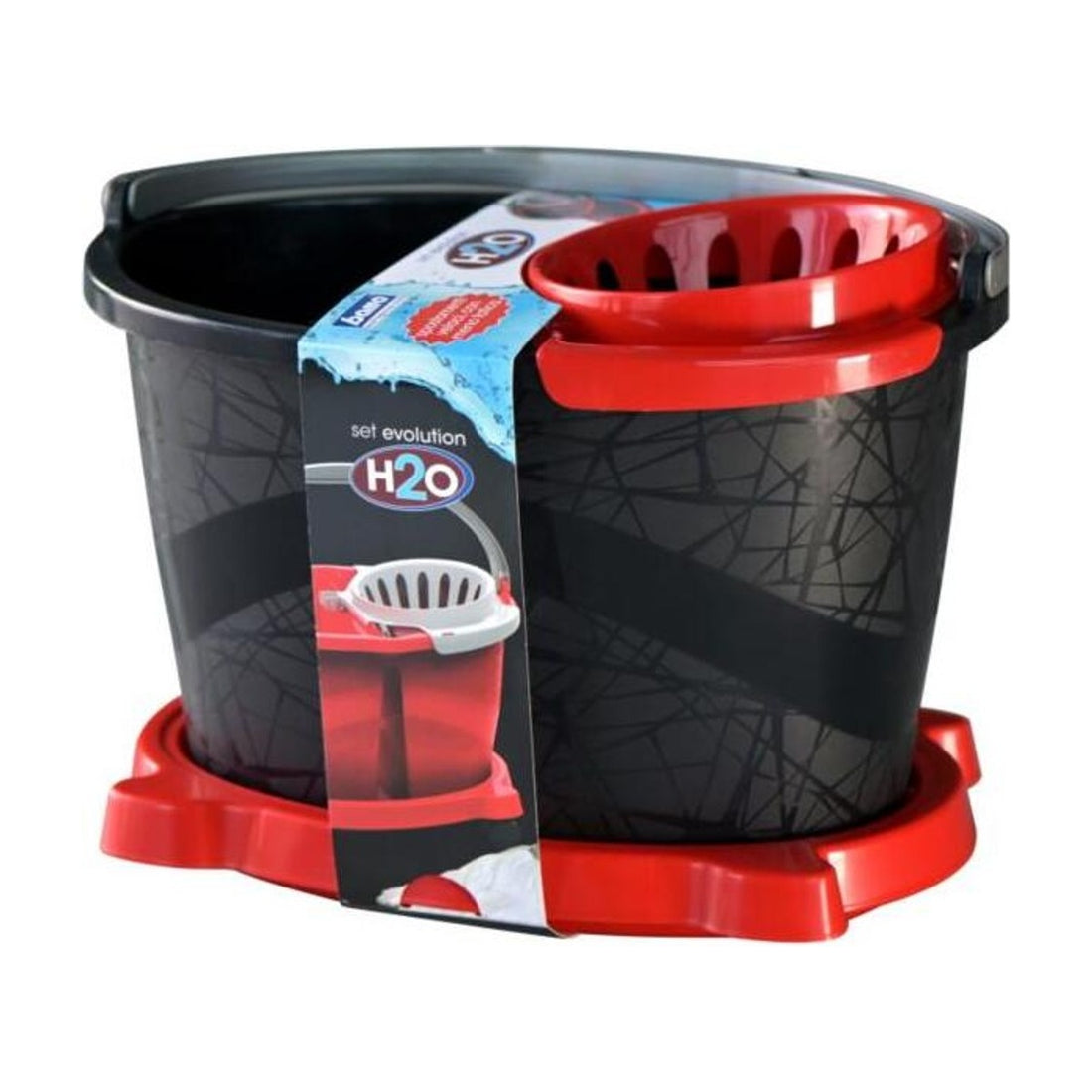 H2O Evolution Mopemmer met Uitwringer en Trolley – Professionele Set