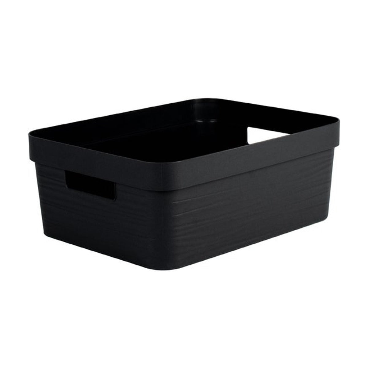 Eda kunststof STONE DECOR opbergkrat - 30 L wit