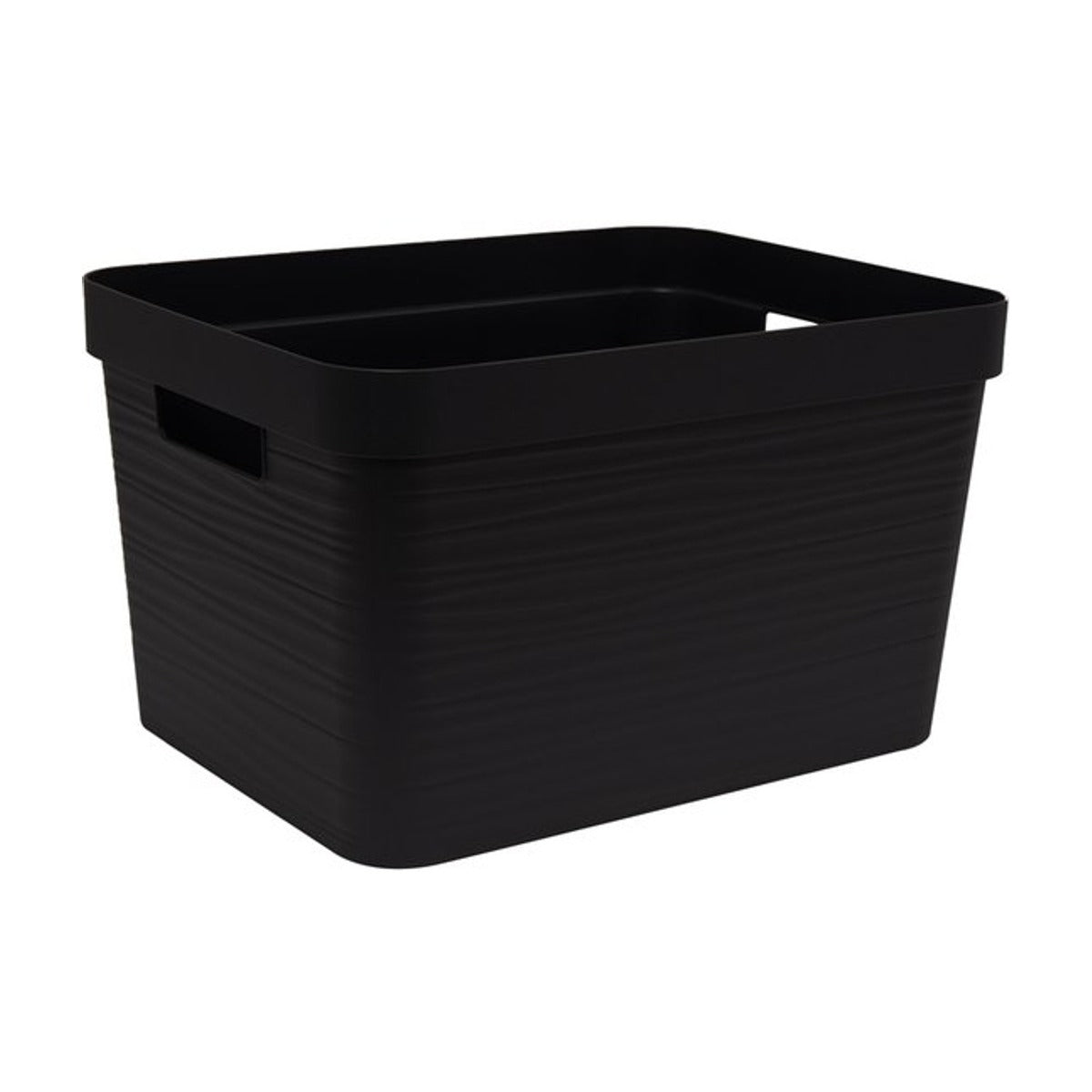 Eda kunststof STONE DECOR opbergkrat - 30 L wit