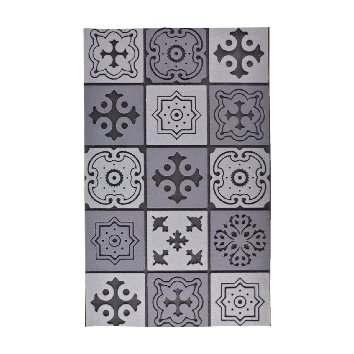 Deurmat rubber gevlochten L 75 x 45 cm