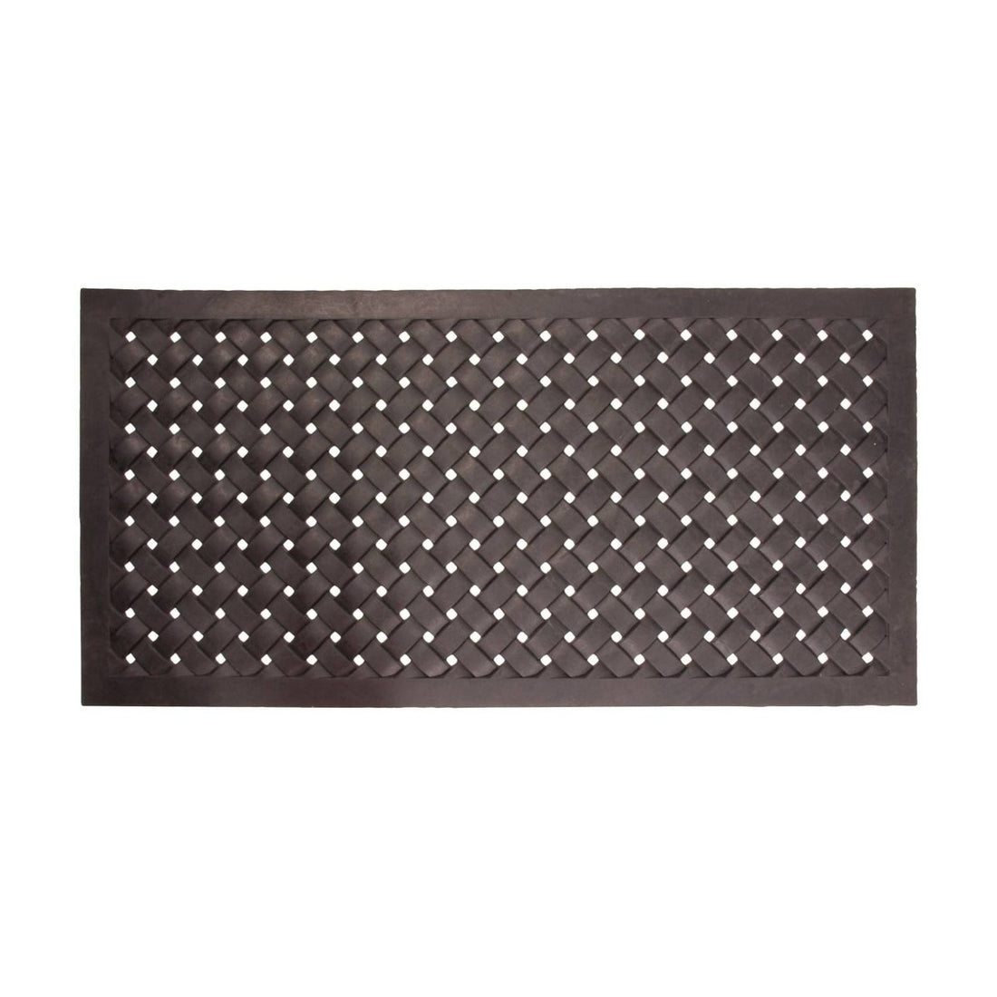 Deurmat rubber gevlochten XL 122 x 60 cm