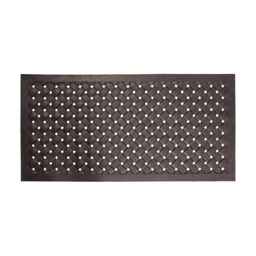 Deurmat rubber gevlochten XL 122 x 60 cm