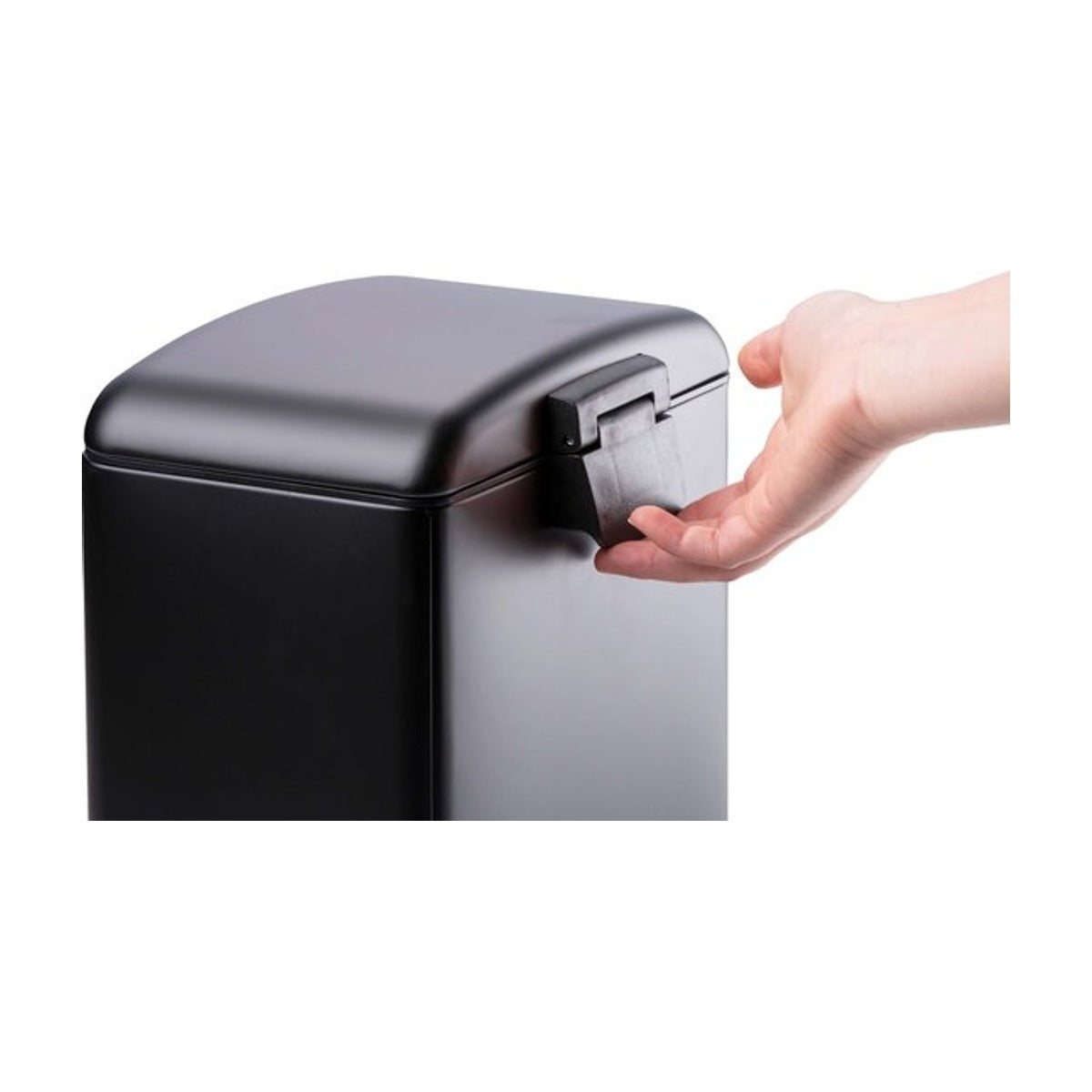 Dirt Devil Pedaalemmer 6 Liter - Prullenbak Badkamer - RVS - Zwart