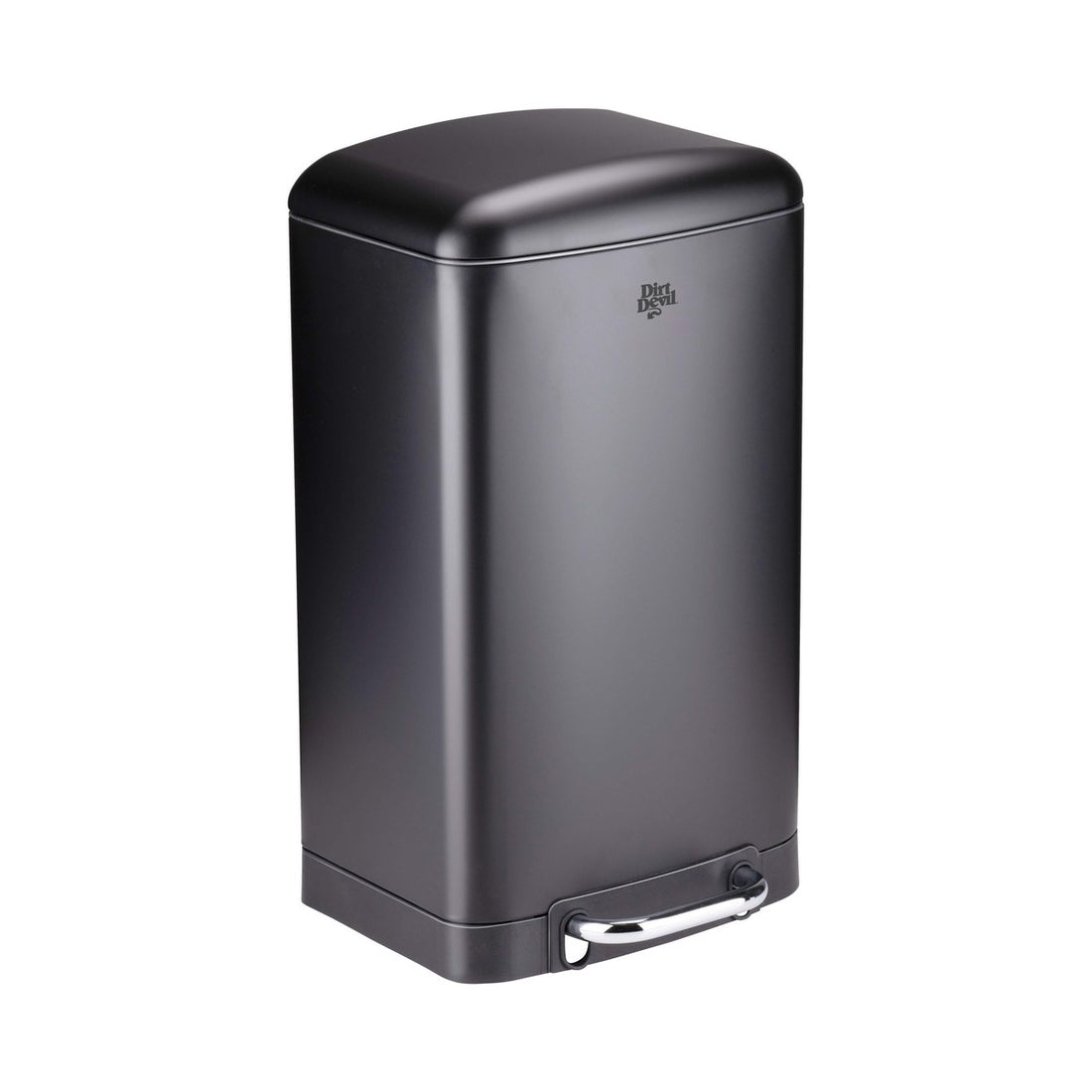 Dirt Devil Pedaalemmer 20L - Prullenbak - RVS - Zwart