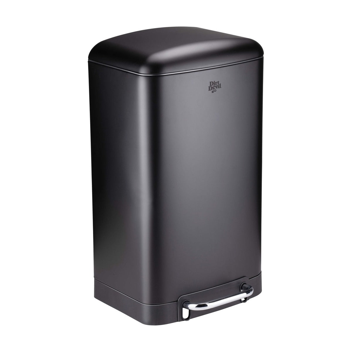 Dirt Devil Pedaalemmer 30L - Prullenbak - RVS - Zwart Soft close