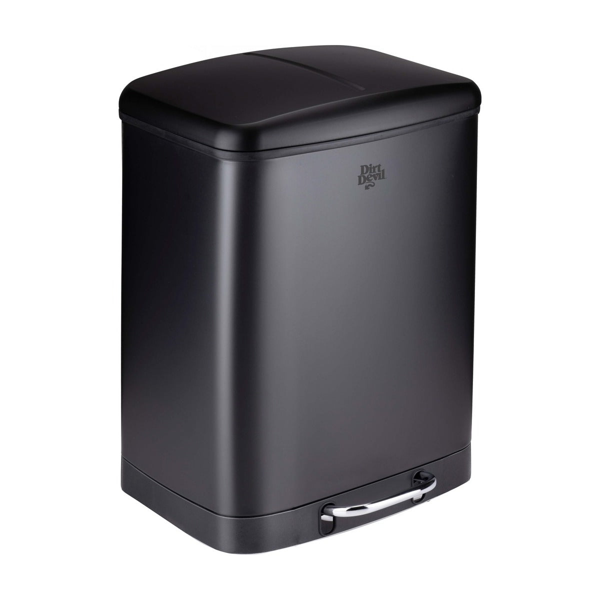 Dirt Devil - Pedaalemmer - Prullenbak Afvalscheiding - 2x 12L - Zwart