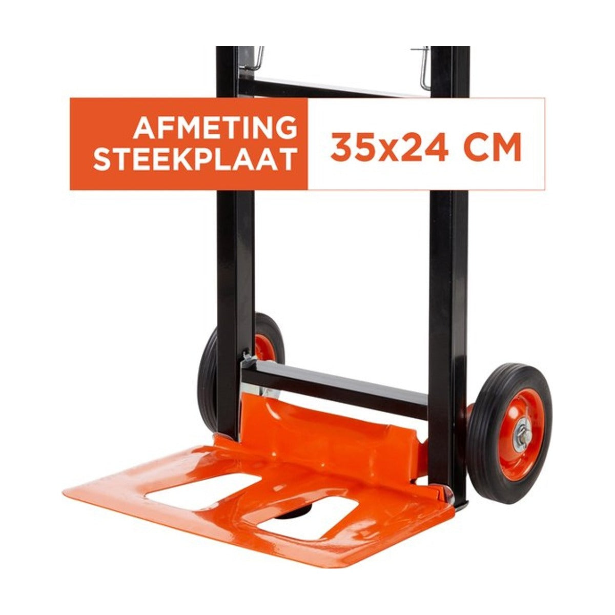 BLACK+DECKER - Steekwagen BXWT-H305 - Tot 90KG - Opvouwbare Transportkar - Staal/ Aluminium