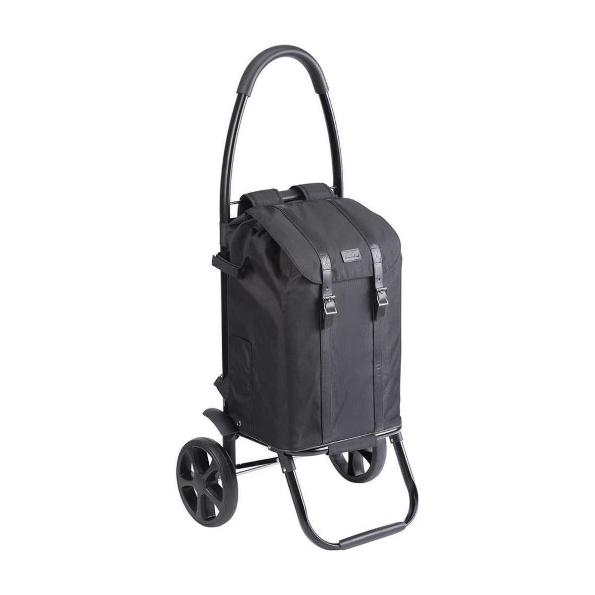 Meister Boodschappentrolley 45L – Zwart – Opvouwbaar Aluminium Frame – 2-in-1 Rugzak
