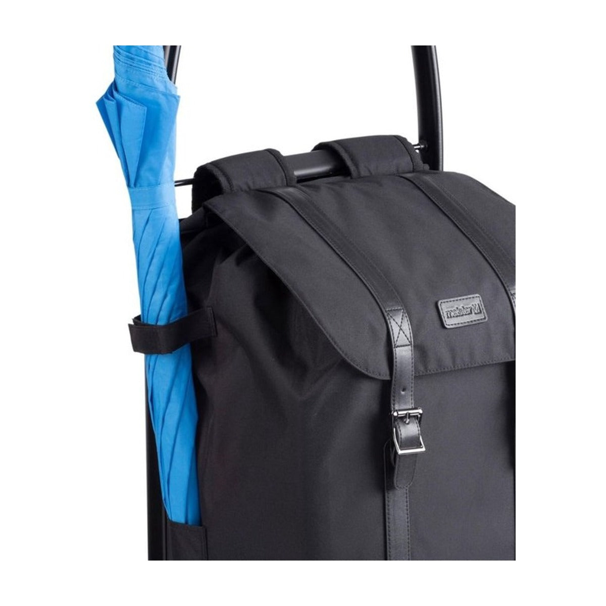 Meister Boodschappentrolley 45L – Zwart – Opvouwbaar Aluminium Frame – 2-in-1 Rugzak