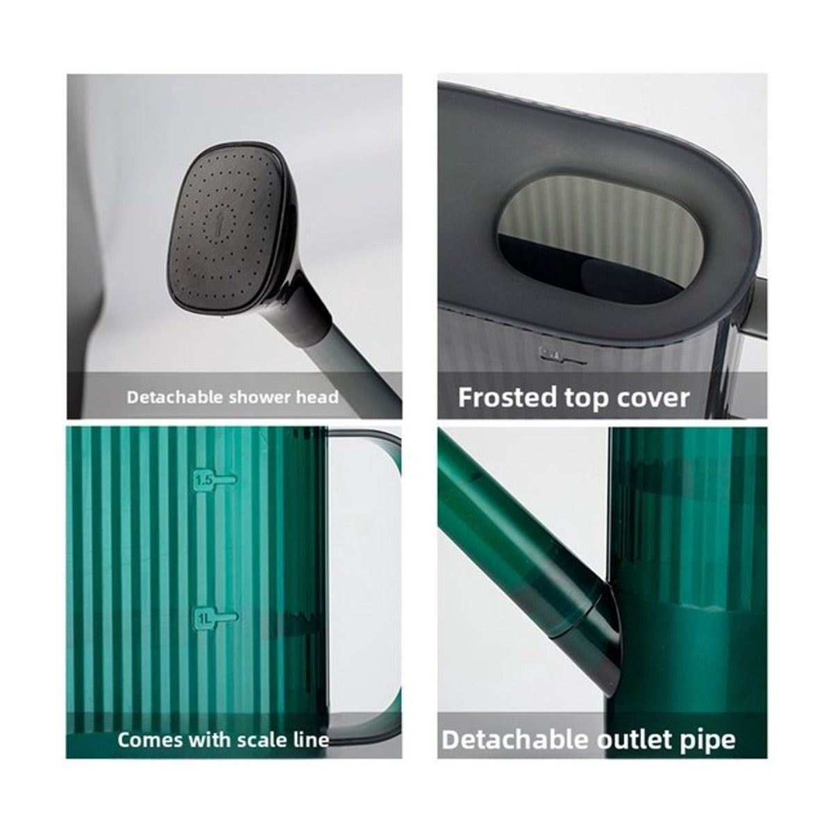 Dutchlander - Gieter kunststof - Lange tuit - losse broes - Groen