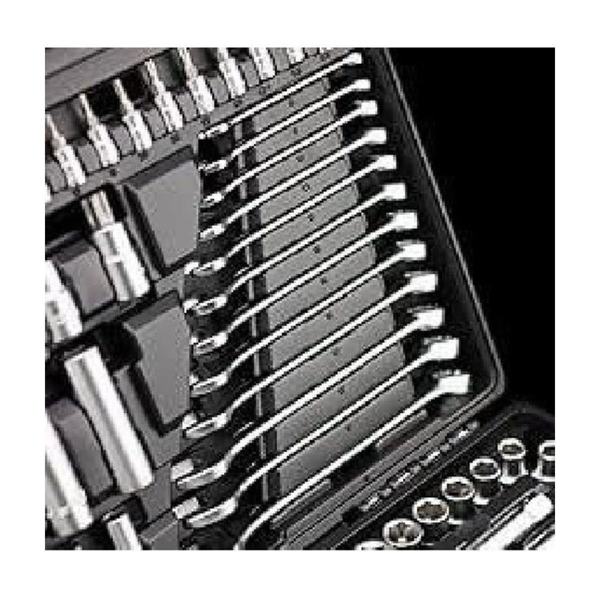 CONNEX 580216 dop-steek-ring- sleutelset - 216 stuks - 1/4+3/8+1/2 - 2 jaar garantie