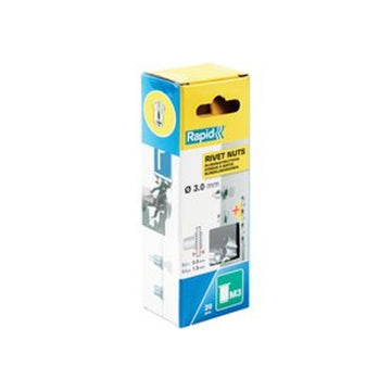 Blindklinkmoeren M3 incl. Boor 20 st., Box