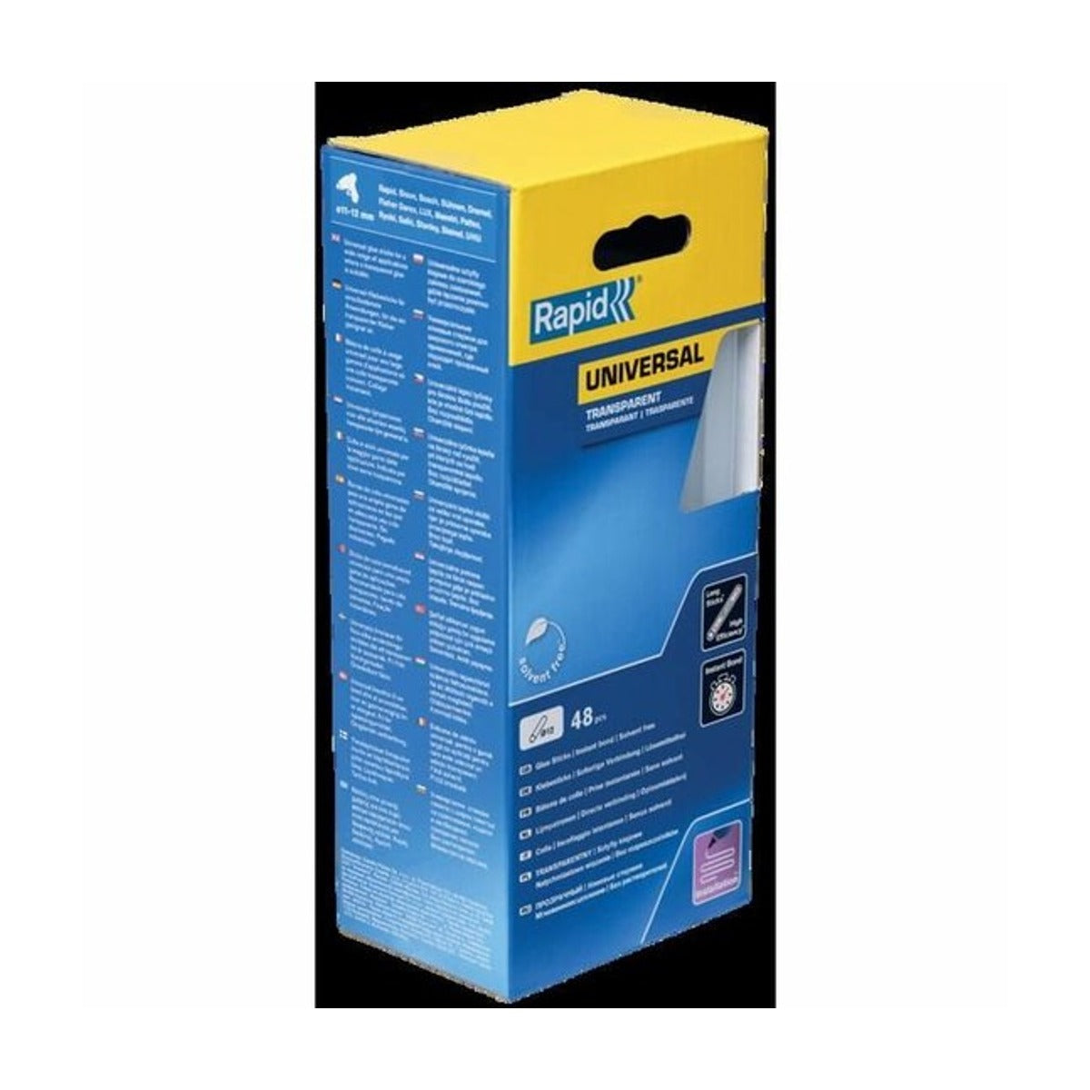 Lijmpatronen universeel transparant Ø12 x 190 mm 48 St., Box