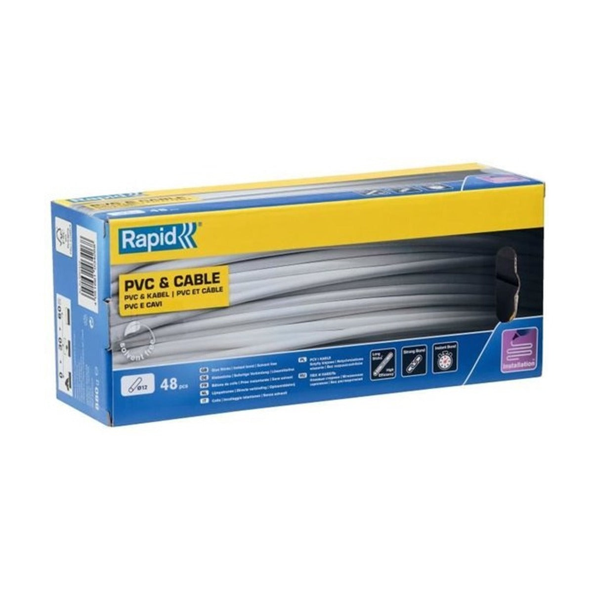Lijmpatronen PVC/Kabel Ø 11 - 12 x 190 mm 48 St., Box