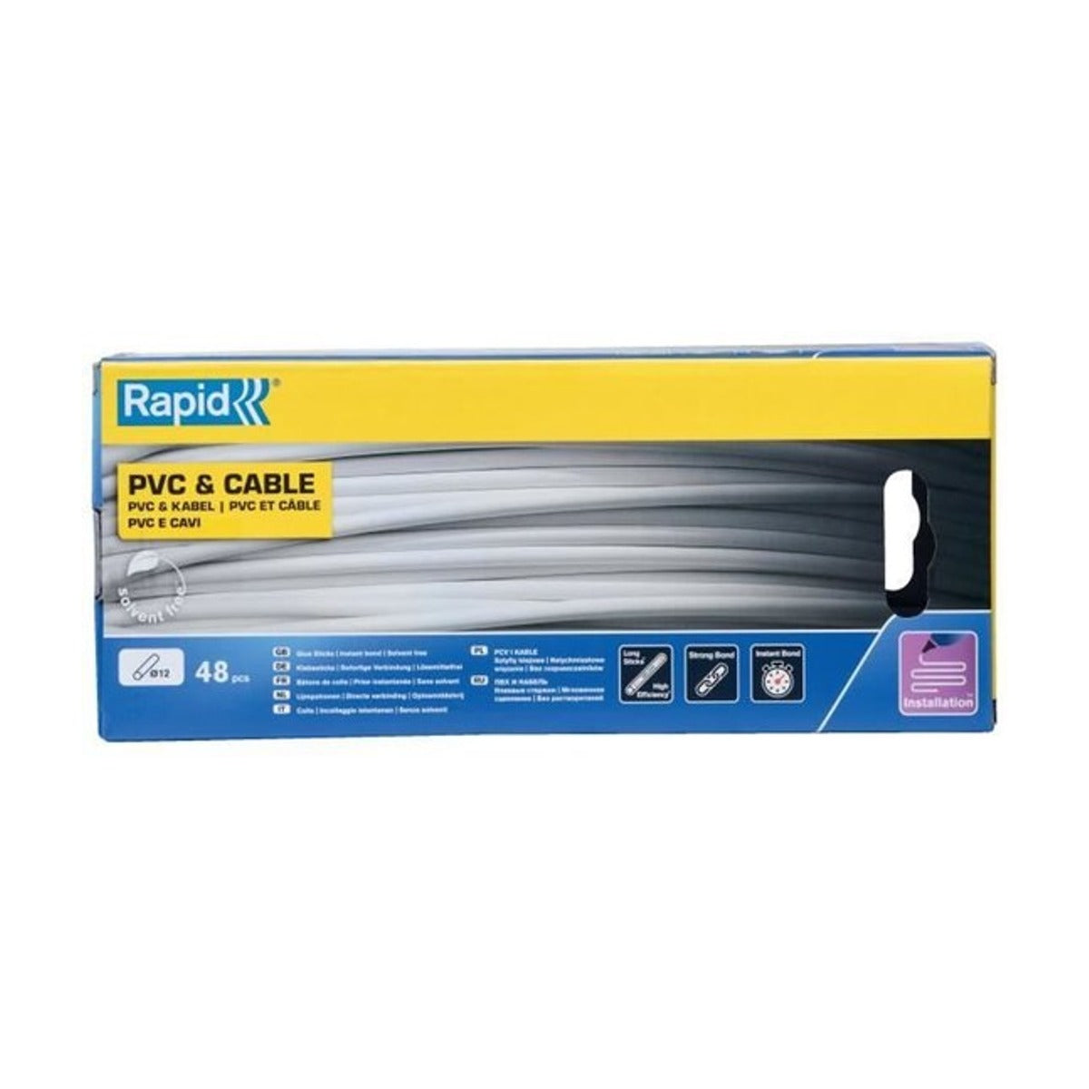 Lijmpatronen PVC/Kabel Ø 11 - 12 x 190 mm 48 St., Box