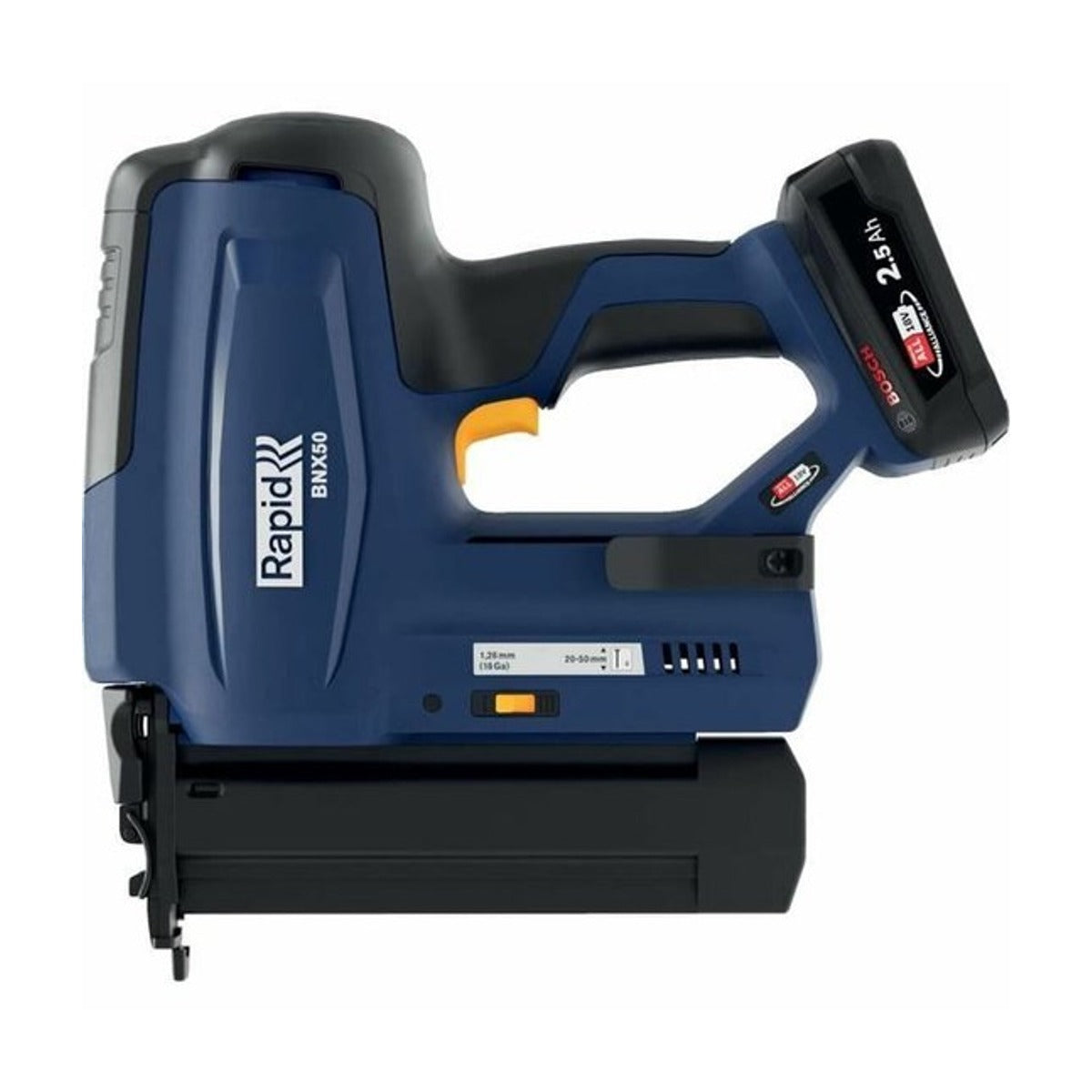 BNX50 Accunageltacker, P4A 18V, Koffer incl. 2,5Ah-Accu, oplader, 300 brads 8/30