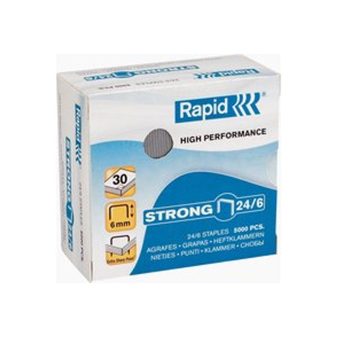 Nieten 24/6 mm Strong 5.000 st., Box