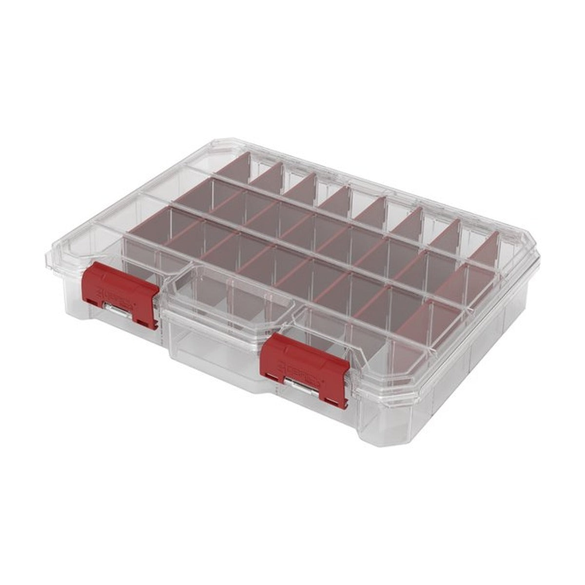 QBRICK SYSTEM Organizer Compact Set 1 B – 4-delig – Assortimentsdozen met vakverdeling - Transparant