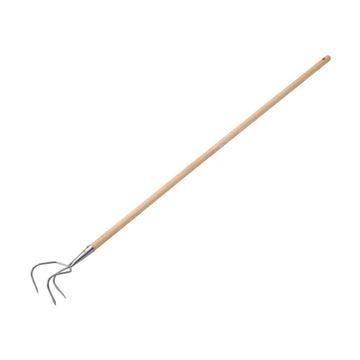 Dutchlander - cultivator - 3 tands - 120 mm - glansverzinkt - inclusief steel