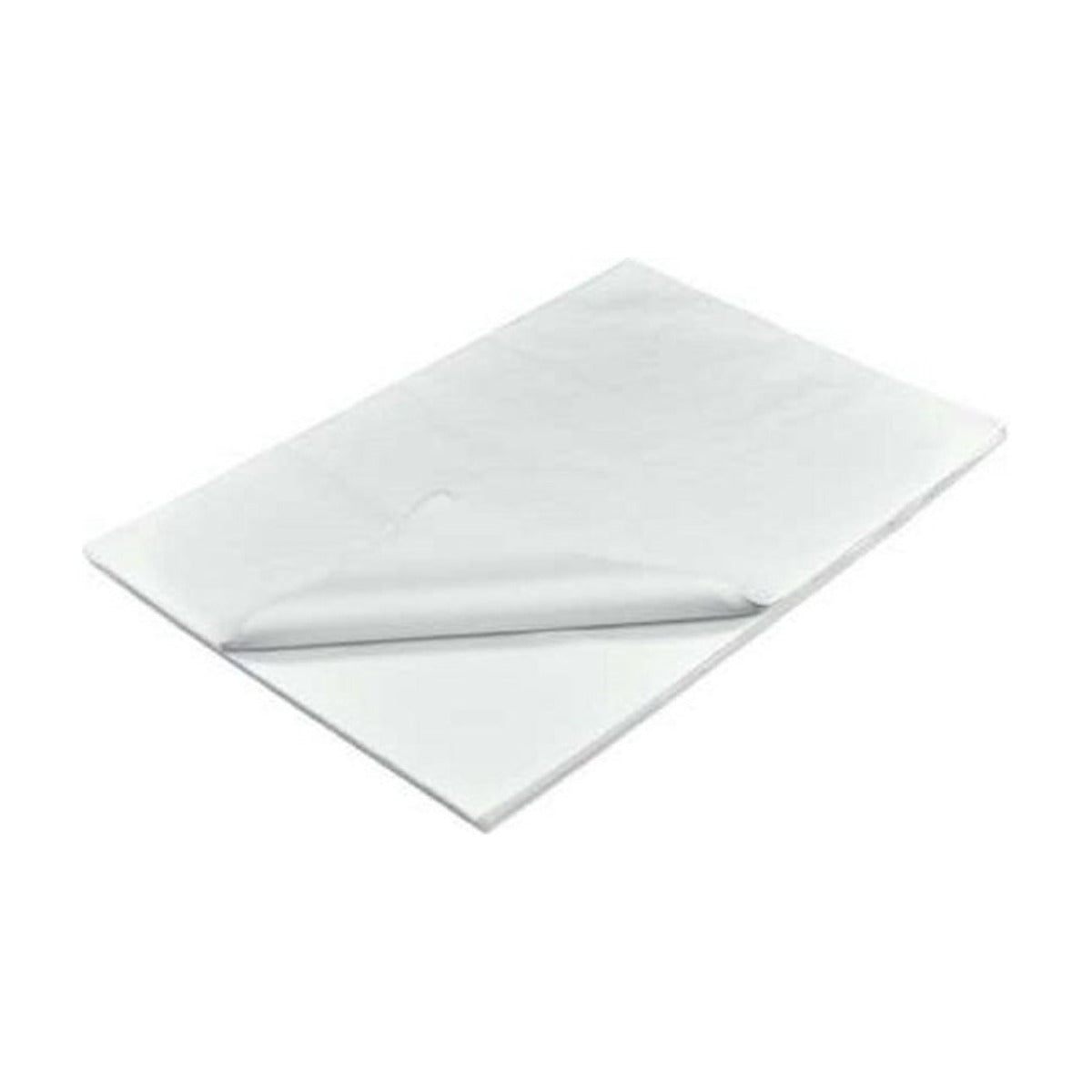 Gebleekt zijdepapier wit 20 grams. 50 x 75 cm. 480 vel per doos - pak
