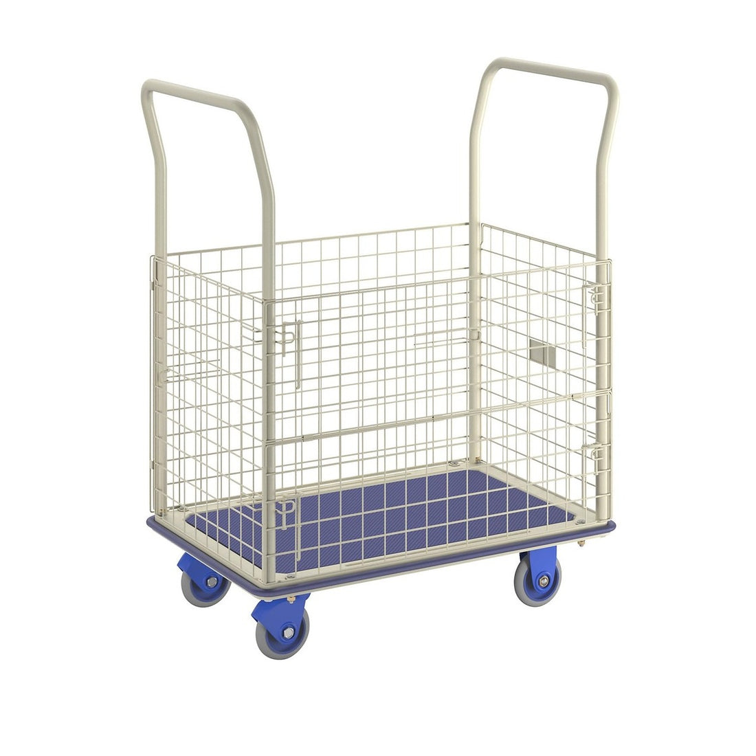 Prestar Gaascontainer / Plateauwagen met 2 Duwbomen - Draagvermogen 300 kg