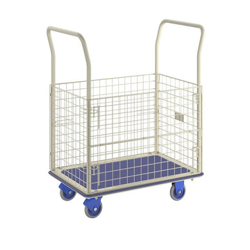 Prestar Gaascontainer / Plateauwagen met 2 Duwbomen - Draagvermogen 300 kg