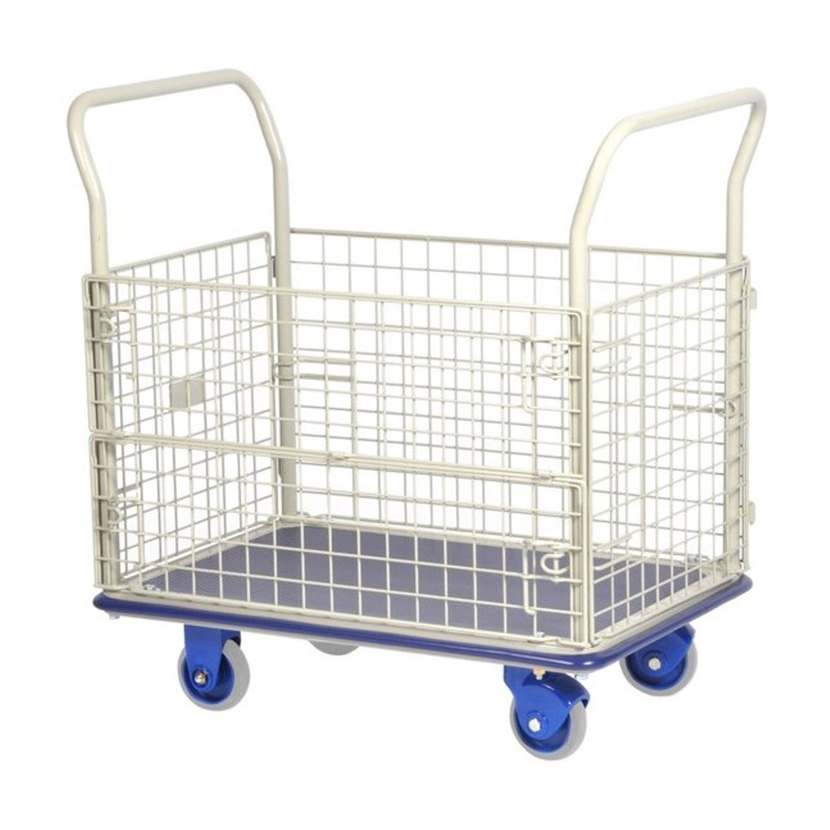 Prestar Gaascontainer / Plateauwagen met 2 Duwbomen - Draagvermogen 300 kg