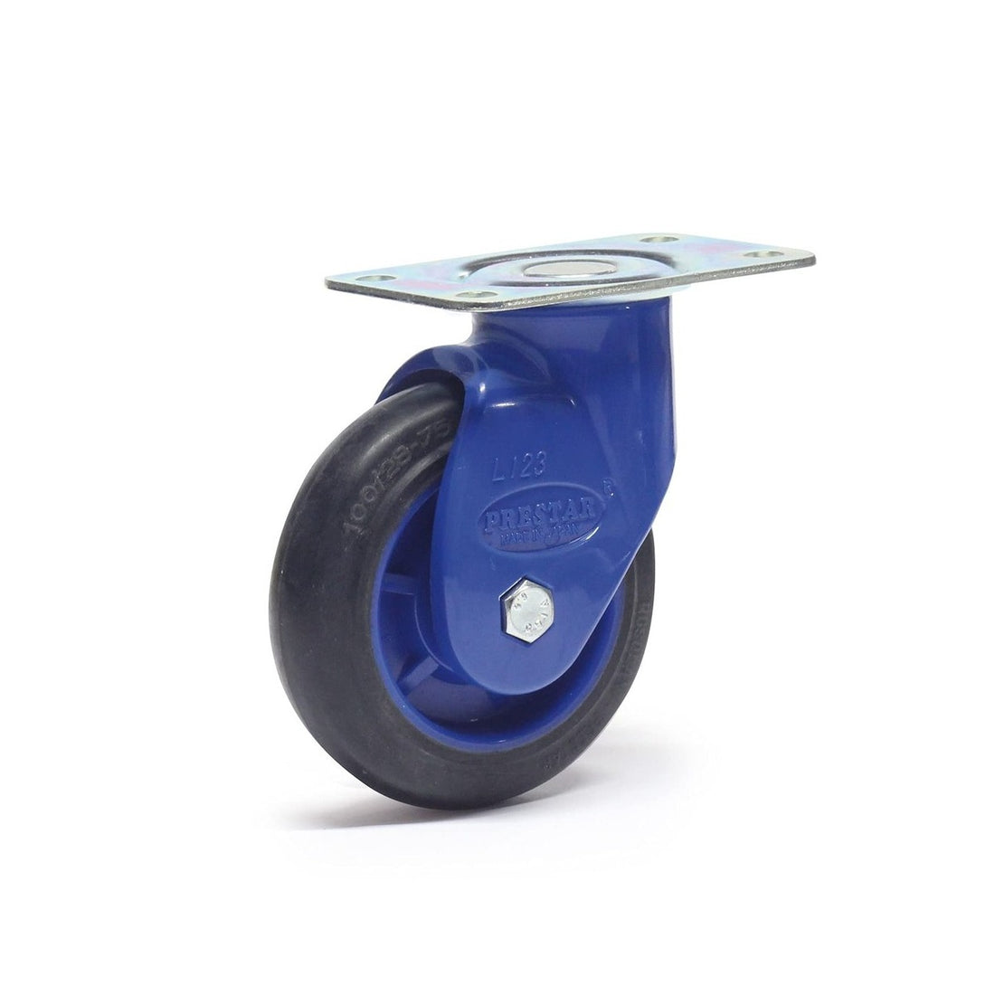 Prestar PR-ZW-4 PL-Zwenkwiel NB-PB serie 4-100mm,kunststof laag non marking