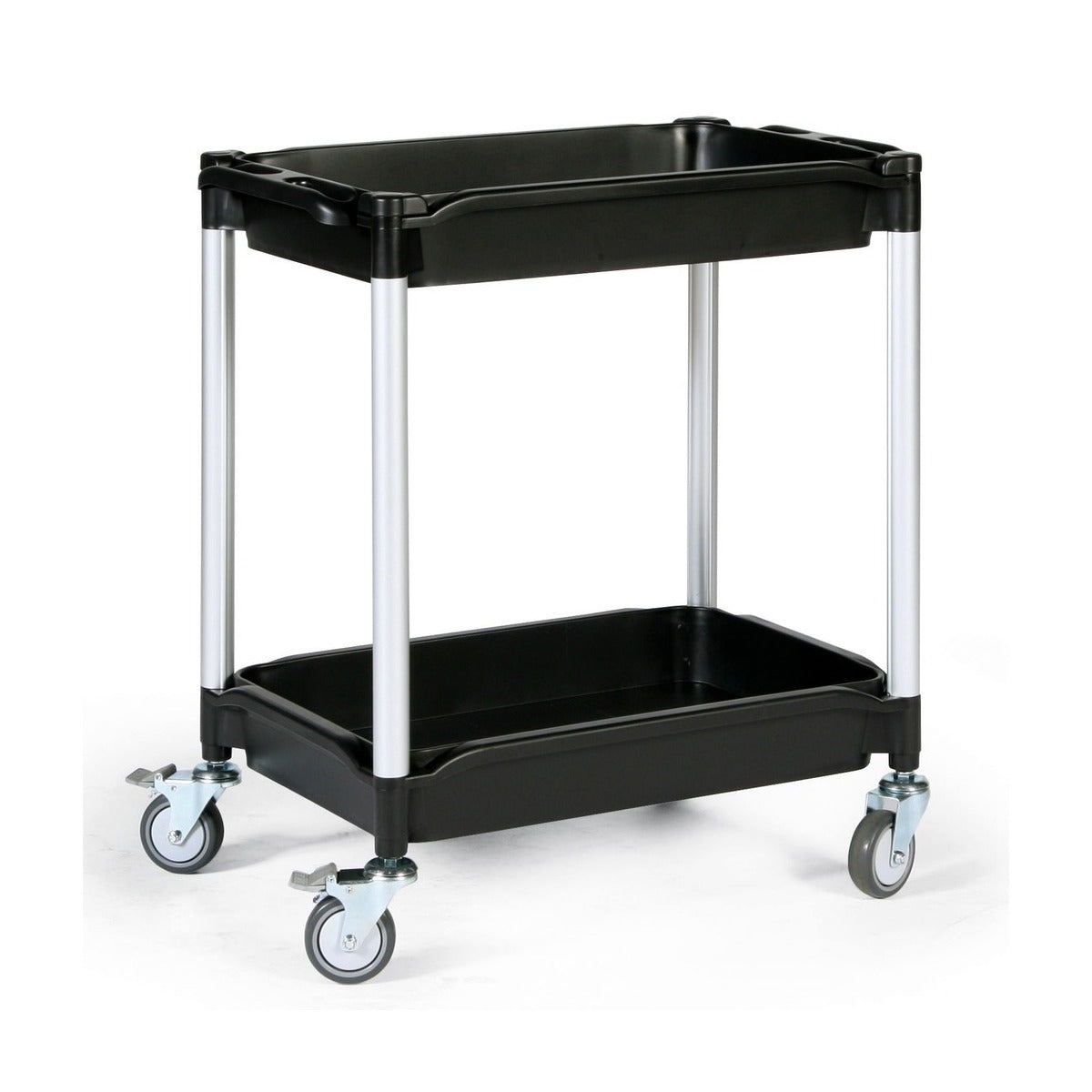 Matador etagewagen 608E met 2 baklegborden L790 x B480 x H875 mm zwart