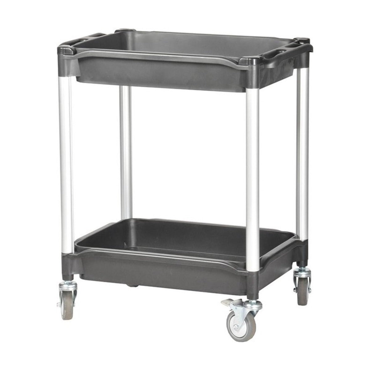 Matador etagewagen 608E met 2 baklegborden L790 x B480 x H875 mm zwart