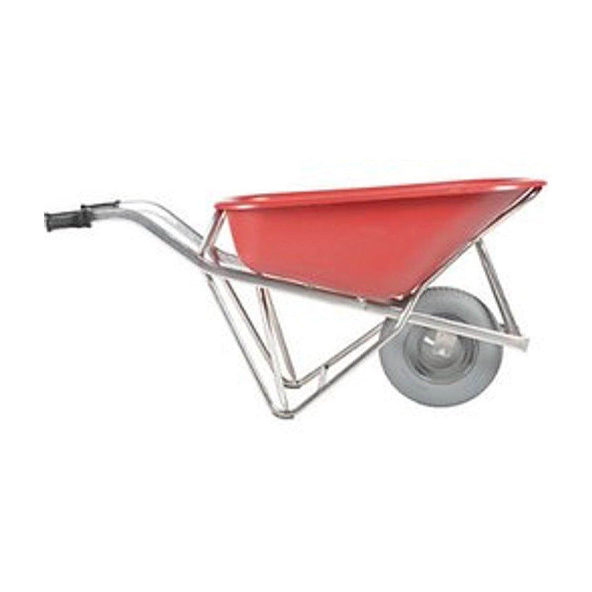 Matador Kruiwagen aluminium,90L Profi-Max Plus hdpe bak rood, extra breed lekvrij