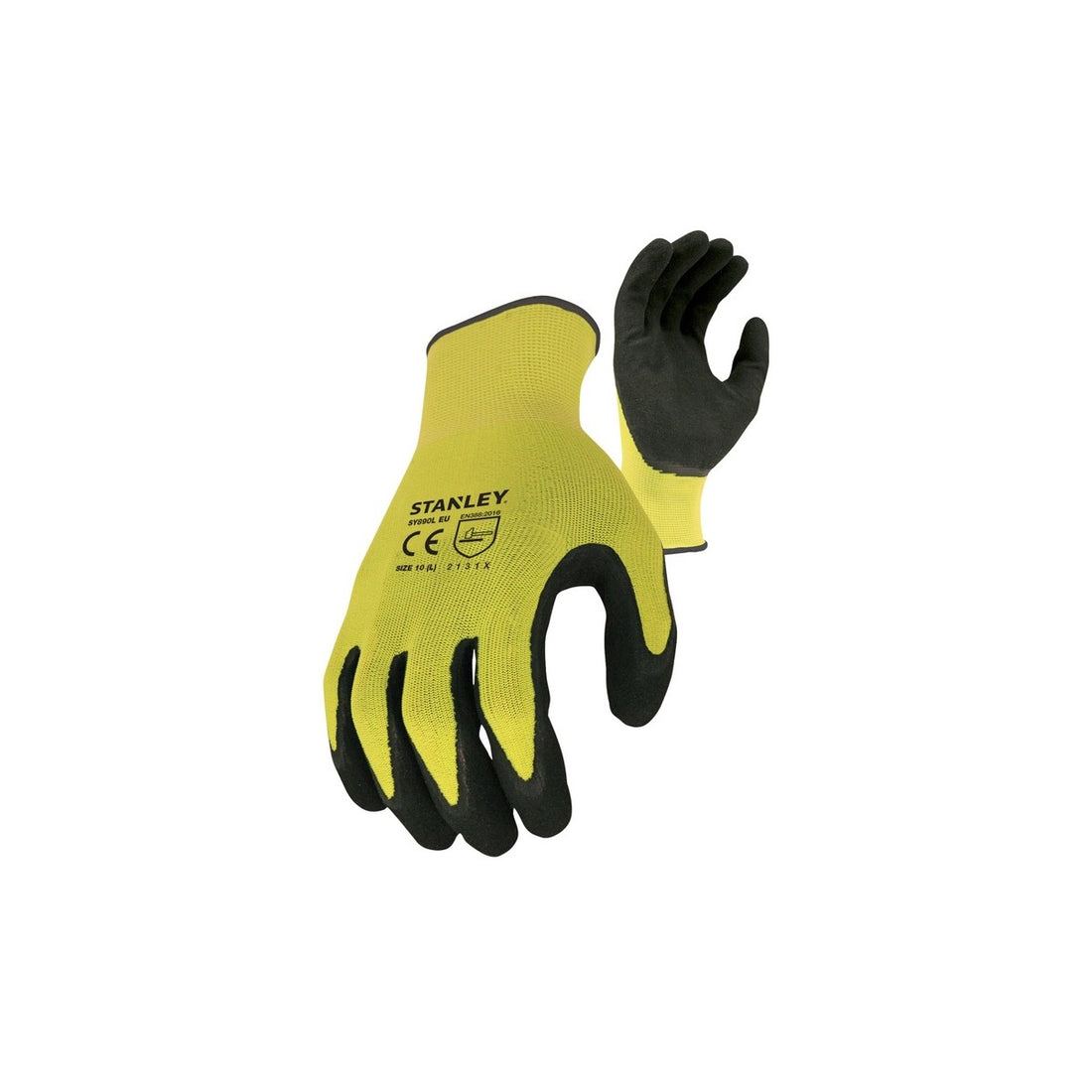 Stanley Sandy HiViz Foam Gripper werkhandschoen maat 10