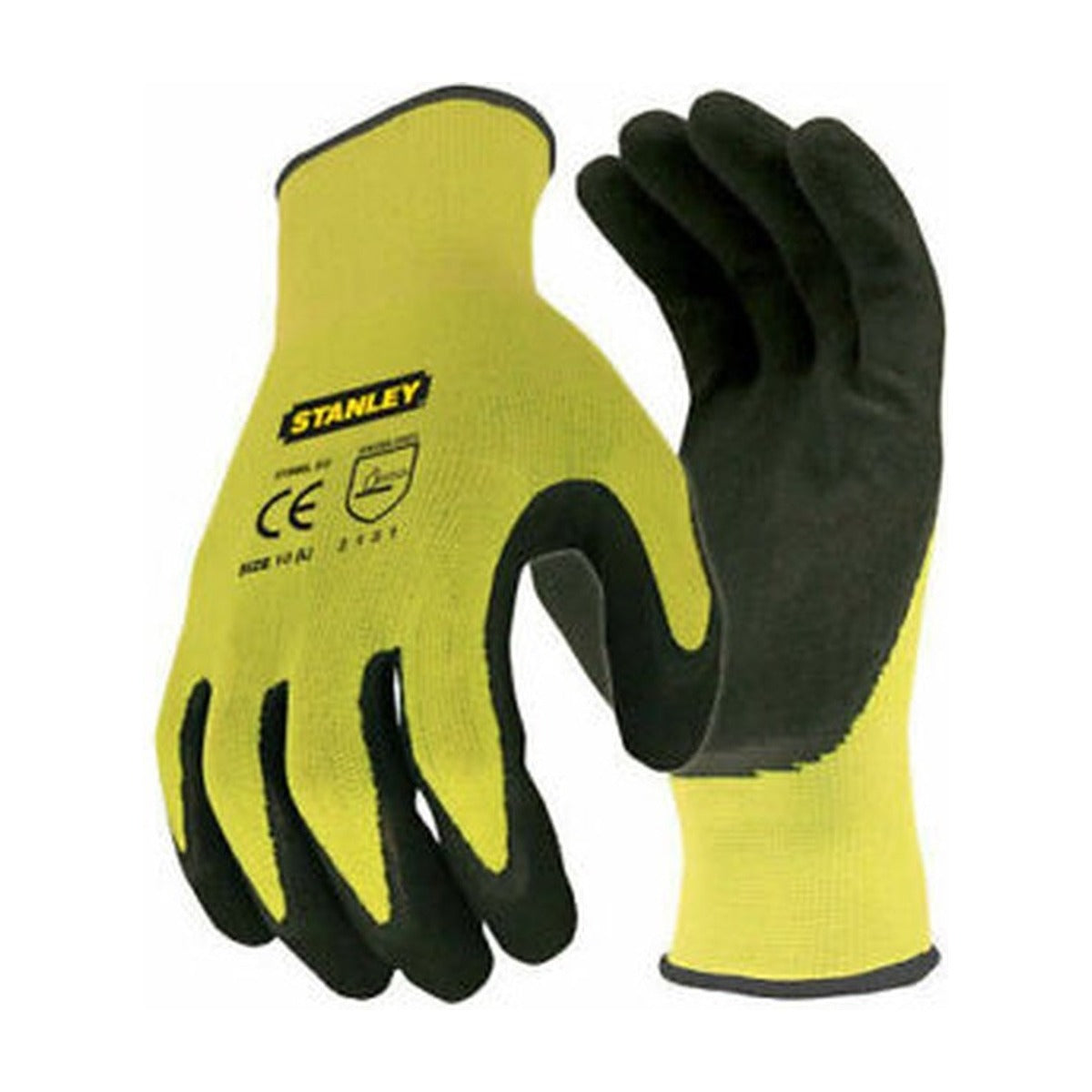 Stanley Sandy HiViz Foam Gripper werkhandschoen maat 10